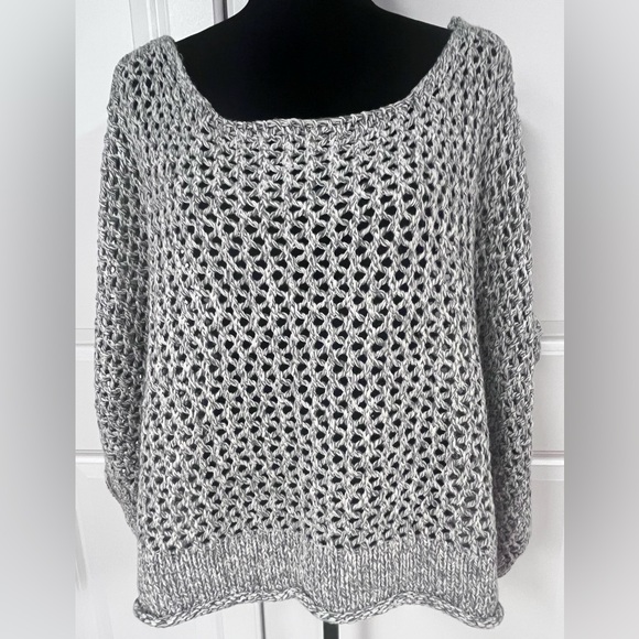 torrid Sweaters - TORRID Open Stitch Pullover Oversized Cropped Sweater